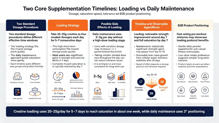 Two core supplementation timelines