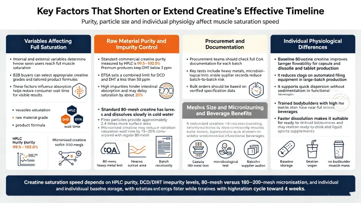Key Factors That Shorten or Extend Creatine’s Effective Timeline