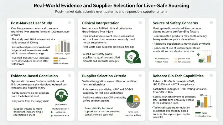 Real-World Evidence and Supplier Selection for Liver-Safe Sourcing