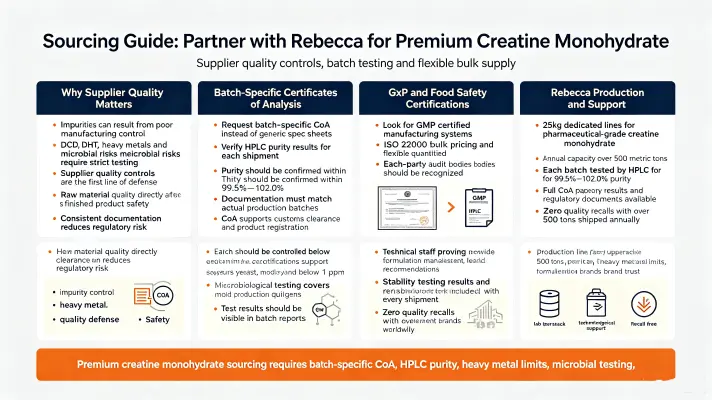 Partner with Rebecca for Premium Creatine Monohydrate Partner with Rebecca for Premium Creatine Monohydrate