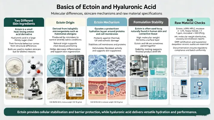 Basics of Ectoin and Hyaluronic Acid