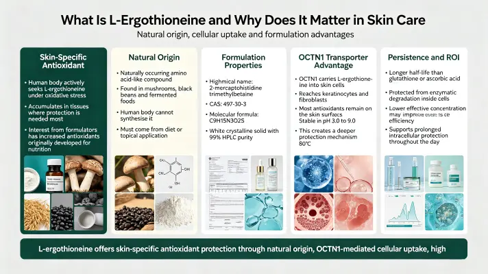 What Is L-Ergothioneine and Why Does It Matter in Skin Care