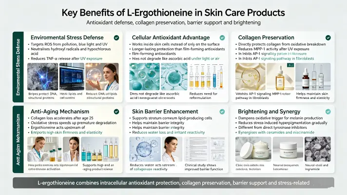 Key Benefits of L-Ergothioneine in Skin Care Products