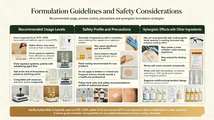 Formulation Guidelines and Safety Considerations