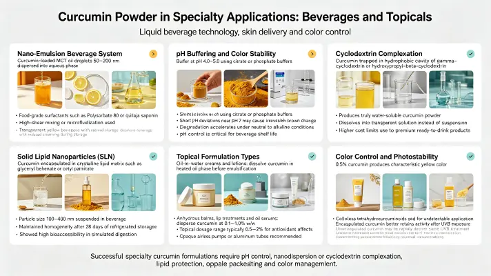 Curcumin Powder in Specialty Applications