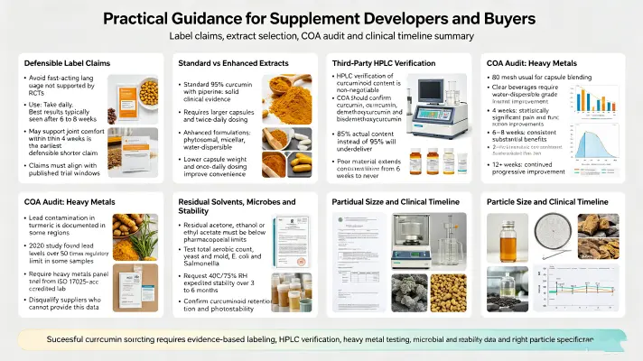 Practical Guidance for Supplement Developers and Buyers