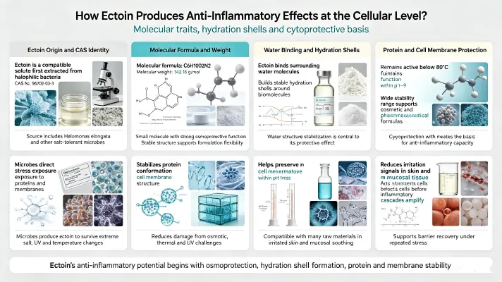 How Ectoin Produces Anti-Inflammatory Effects at the Cellular Level