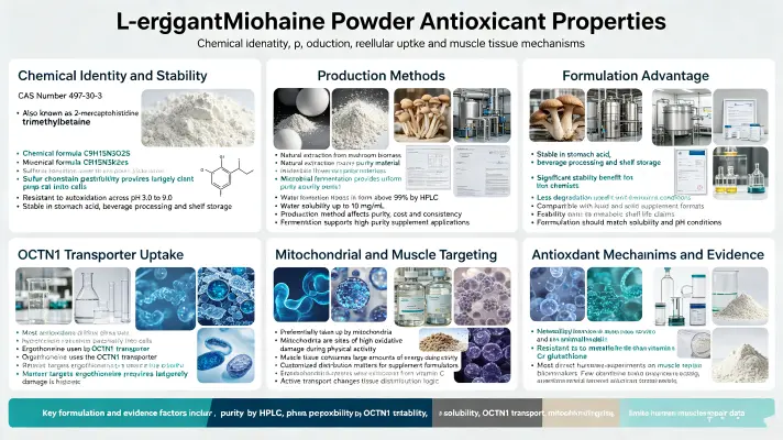 L-ergothioneine Powder Antioxidant Properties