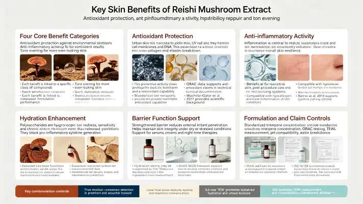 Key Skin Benefits of Reishi Mushroom Extract Key Skin Benefits of Reishi Mushroom Extract